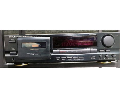 Denon DRM-740 cassette deck. P&amp;P Group 3 (£25+VAT for the first lot and £5+VAT for subsequent lots) 