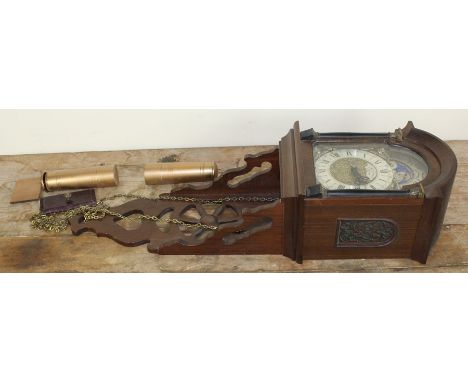 St James, London wall clock, complete with two weights