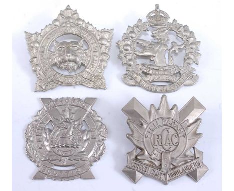 A collection of assorted cap and glengarry badges, to include Scots Fusiliers Canada, Royal Canadian Army Cadets (Copper Clif