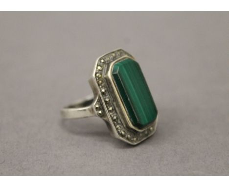 A silver dress ring