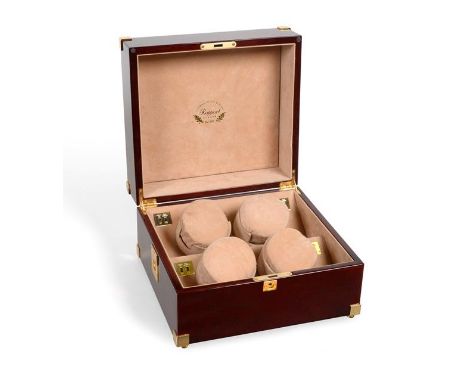 An Automatic Watch Winder, by Rapport, London, modern, winder box containing four watch winders and individual timer selectio