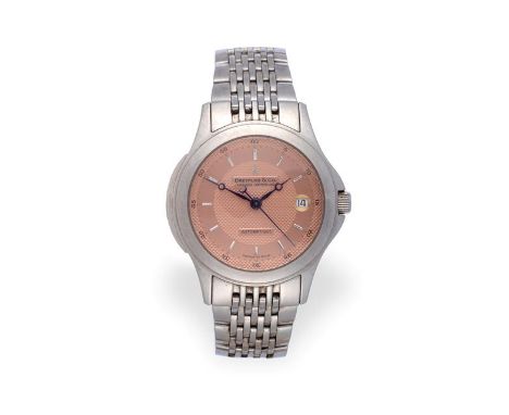A Stainless Steel Automatic Calendar Centre Seconds Wristwatch, signed Dreyfuss &amp; Co, Switzerland, circa 2000, lever move