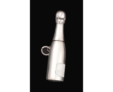 A Victorian/Edward VII Silver and Enamel Pencil, by Sampson Mordan and Co., Late 19th/Early 20th Century, in form of a champa