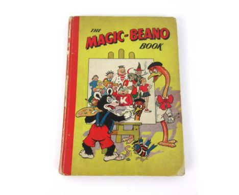 A 1950 edition of The Magic Beano Book CONDITION REPORT: Some wear to the covers and spine. No obvious graffiti. Some marks a
