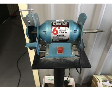 A Clarke metalworker 6' bench grinder model CBG6RZ