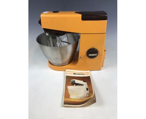 A late 1960s Kenwood Chef A701 range food mixer with "planetary action", together with K beater, whisk and original instructi