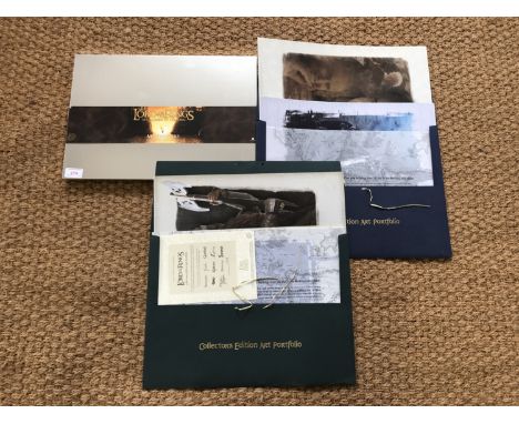 A limited edition Lord of the Rings : Return of the King "Masterworks" Lithographic Art Print Collection, in metal box with D