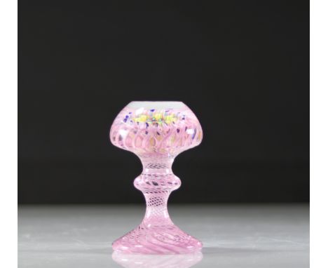Val Saint-Lambert, Carrera R, Unique piece - Weight:  780 g - Sizes: H=125mm L=80mm - Condition: good condition - Author / ar