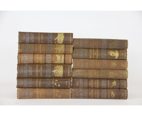 THE BADMINTON LIBRARY - a collection of twelve reprints comprising, SHOOTING 2 vols; HUNTING (X2); YACHTING (vol I only); BIL