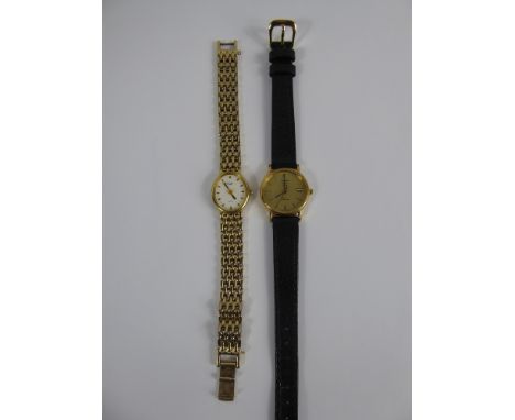 Two Lady's Wrist Watches, including a Rotary and a Longines on a leather strap.(2)