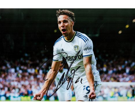 Football Rodrigo signed Leeds United 12x8 colour photo. Good condition. All autographs come with a Certificate of Authenticit