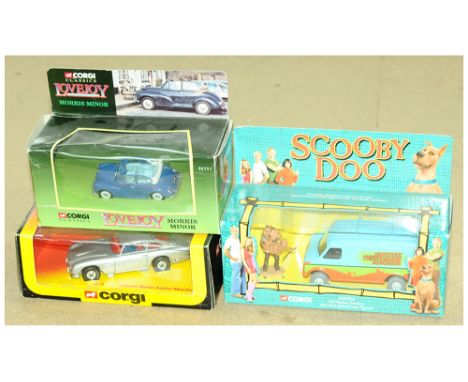 Corgi a boxed TV &amp; Film group to include 271 James Bond Aston Martin, CC87503 Mystery Machine and Figures 'Scooby Doo' &a