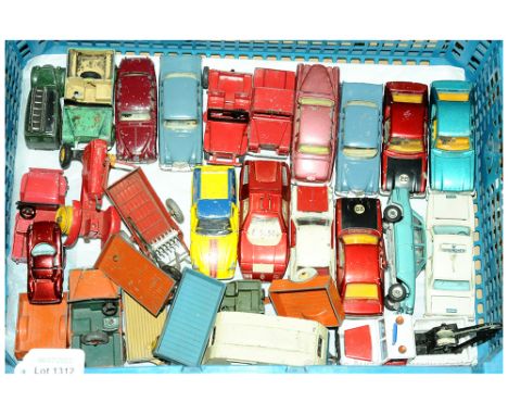 Dinky Toys Mixed group Of Unboxed Vehicles. To Include Triumph 2000, Land Rover Recovery Truck, Massey Ferguson Tractor, Mass