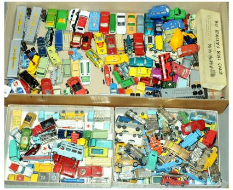 Corgi Juniors, Husky, Matchbox &amp; Others Large Group Of Unboxed Vehicles. To Include Corgi Juniors Porsche Carrera 6, Husk