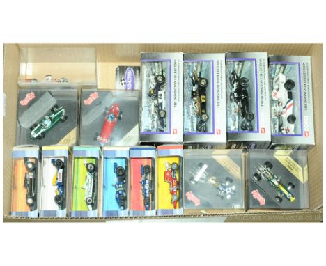 Corgi, Quartzo &amp; Atlas Editions a boxed Racing Car group to include Grand Prix Legends of Formula 1 Tyrrell 003-1971, Qua