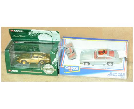 Corgi a boxed James Bond pair to include 04202 Gold Plated Aston Martin DB5 'Goldfinger' &amp; 94060 James Bond Aston Martin.