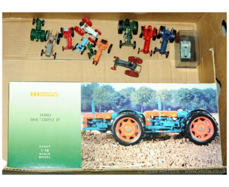 Universal Hobbies &amp; Oxford Diecast a mainly unboxed group to include a boxed 1/16 scale Universal Hobbies UH2637U Fordson