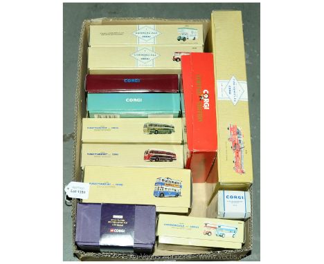 Corgi Classics Mixed Group Of Vehicles. T Include CC25903 Routemaster Bus "Queen's Golden Jubilee 1952 - 2002", 97871 Karrier