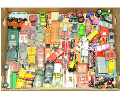 A unboxed Diecast group to include manufacturers such as Corgi, Dinky, Matchbox, Lone Star and similar. See photo for models.