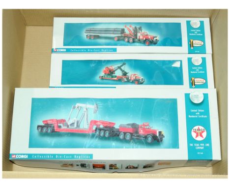 Corgi a boxed group to include 55304 Diamond T980 Ballast plus Girder Trailer &amp; Nodding Donkey/Derrick, 53503 Mack B Seri