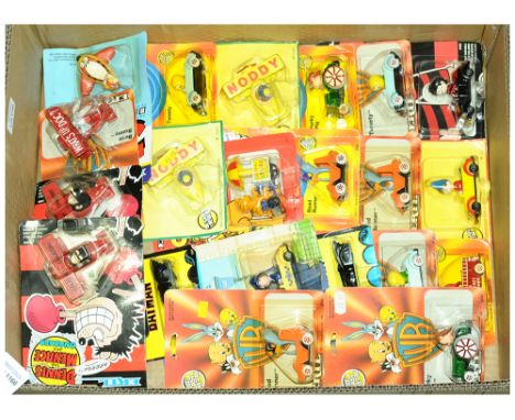 ERTL a boxed TV &amp; Film Blister Card group to include 2704 Road Runner, 2702 Porky Pig, 1064 Batmobile, 2703 Tweety plus o