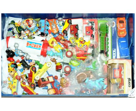 A mainly unboxed TV &amp; Film related group to include Corgi The Magic Roundabout Model and Figures, The Muppets boxed model