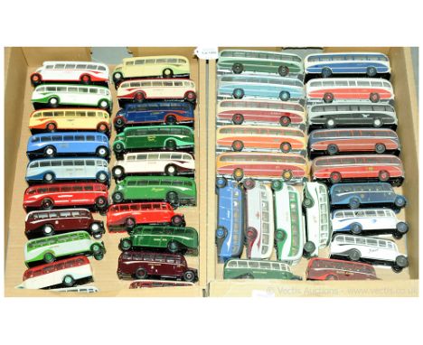 Corgi a unboxed group of Coaches to include Bedford OB's, Burlingham Seagulls and similar. See photo for models. Conditions g