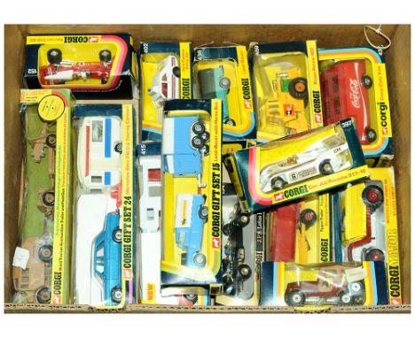 Corgi Toys &amp; Gift Sets Mixed Group. To Include 154 Lotus 72D "John Player Special", Gift Set 15 Land Rover With Horse Box