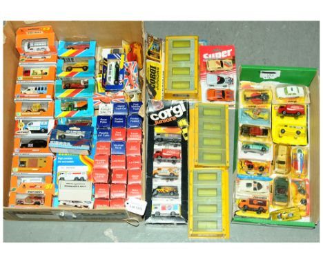 Matchbox &amp; Corgi Juniors Large Mixed Group Of Vehicles. To Include 37 Matra Rancho - Yellow, Recent Issue Mattel Wheels 9