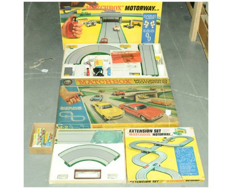 Matchbox 12 &amp; M-2 + Extension Sets. USA Issue Fred Bronner Corporation No.12 Set With 8 Ford Mustang - White &amp; 36 Ope