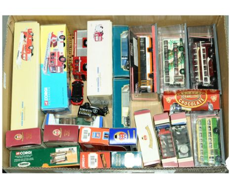 Corgi, Oxford Diecast and similar a mainly boxed group to include boxed Corgi 43111 Leyland Lynx MK II 'Cardiff Bus', Corgi 2