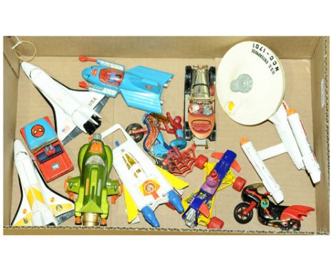 Corgi a unboxed TV &amp; Film group to include Chitty Chitty Bang Bang, Buck Rodgers Starfighter, USS Enterprise plus others 