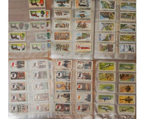 Assorted extensive collection of vintage cigarette sets and odds makers including Players, Wills, Wix &amp; Sons, Army Club, 