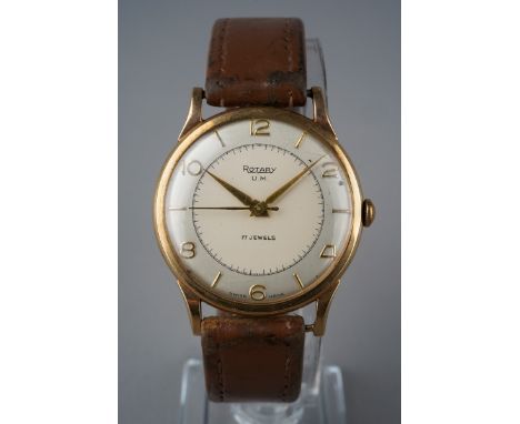 Rotary 9 ct gold wristwatch