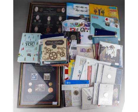 UK Coin: a collection of commemorative issue coins £2, £1 and 50 pences to include Royal Mint Harry Potter [Hogwarts Express,