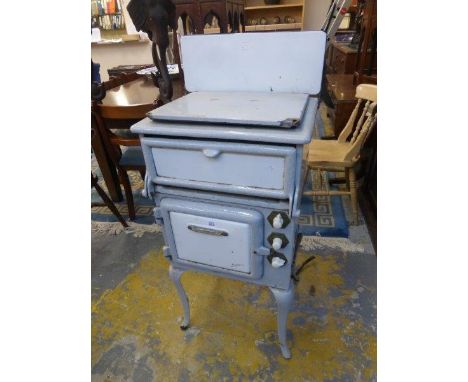 Yesterday's World Museum Victorian Kitchen - a Jackson enamel stove.
