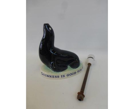 A Carltonware Guinness lamp base.
