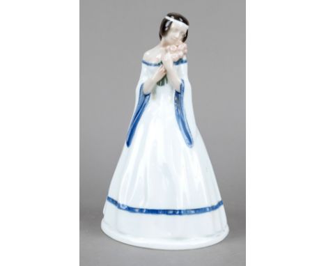 Rosenmädchen, Rosenthal, Marke Kunstabteilung Stammwerk Selb, 1920er Jahre, Modell-Nr. K 303, Entwurf von A. Caasmann, 1913, 