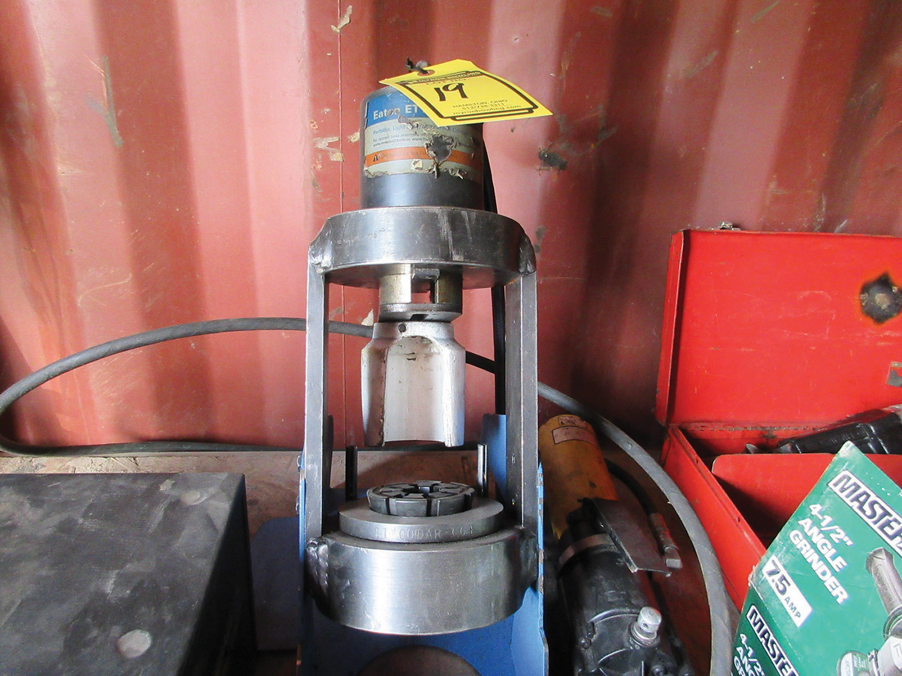 EATON ET1000 PORTABLE LIGHT DUTY MECHANICAL CRIMPER & DIES