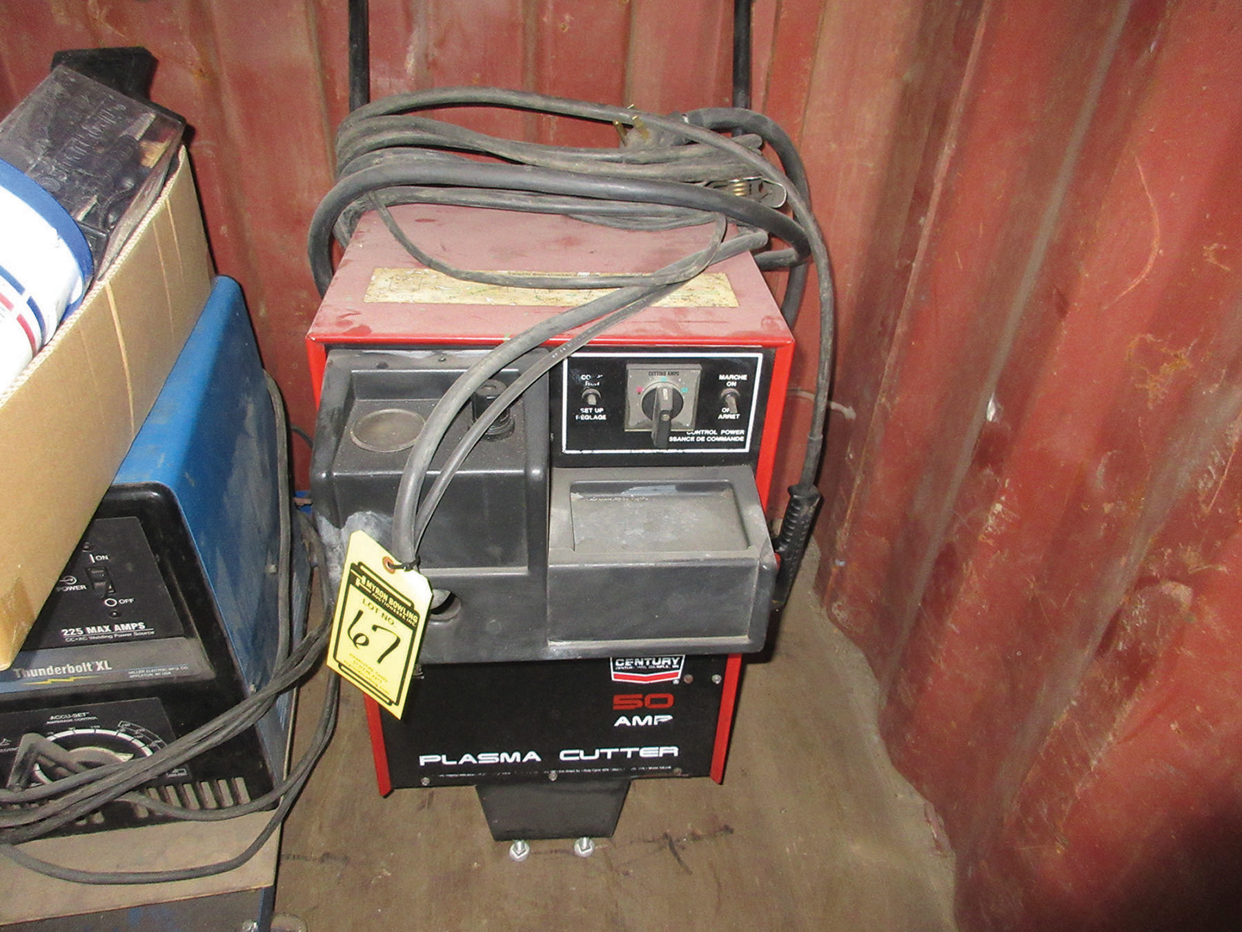 CENTURY 50AMP PLASMA CUTTER; S/N H481414