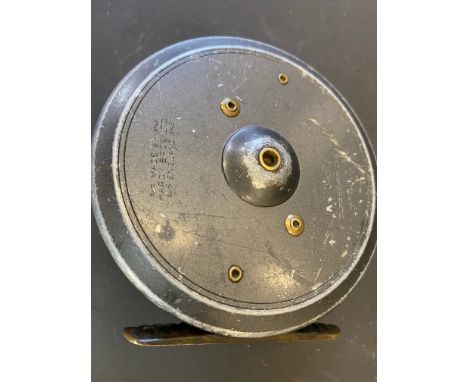 A Hardy Bros. Ltd The Unigua 3 3/8" centre pin fishing reel.
