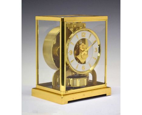 Jaeger LeCoultre - 'Atmos' cal. 526-5 mantel clock, No. 206556, Arabic quarters, baton hours and hands, torsion pendulum, in 