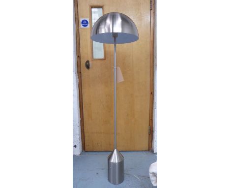 VICO MAGISTRETTI INSPIRED FLOOR LAMP, polished metal, 153cm H. 