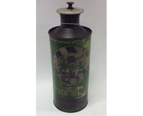 A "Duckham's N.O.L Engine Oil" can. (1).