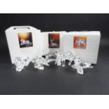 A Swarovski 1995 Annual Edition "Inspiration Africa" lion, companion kudu 1994 and elephant 1993,