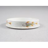 A Pearlware pottery char dish, 9 1/4" dia (crazed)