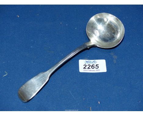 A small Victorian silver Ladle, London 1842 by John & Henry Lias, 62 gms.