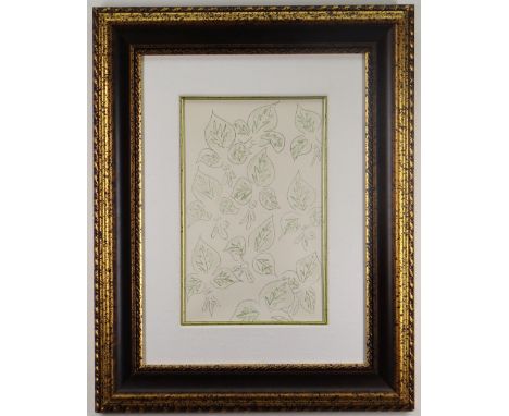HENRI MATISSE (French, 1869-1954) colour lithograph on Arches - Fleur de Lys variation 45, one plate from Les Poèmes de Charl