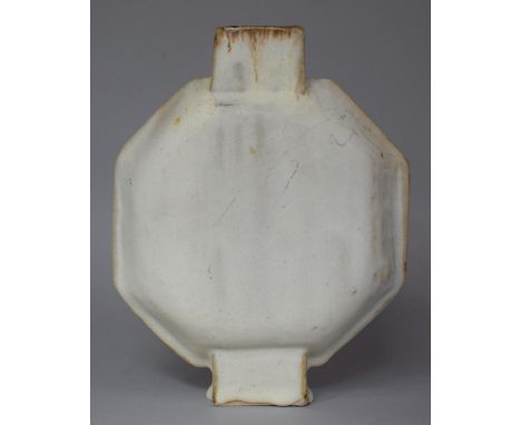 A Studio Pottery Moon Flask Signed A Tidey, 23.5cm high 