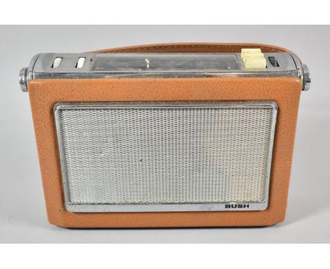 A Vintage Bush Three Band Radio, 25cm wide 